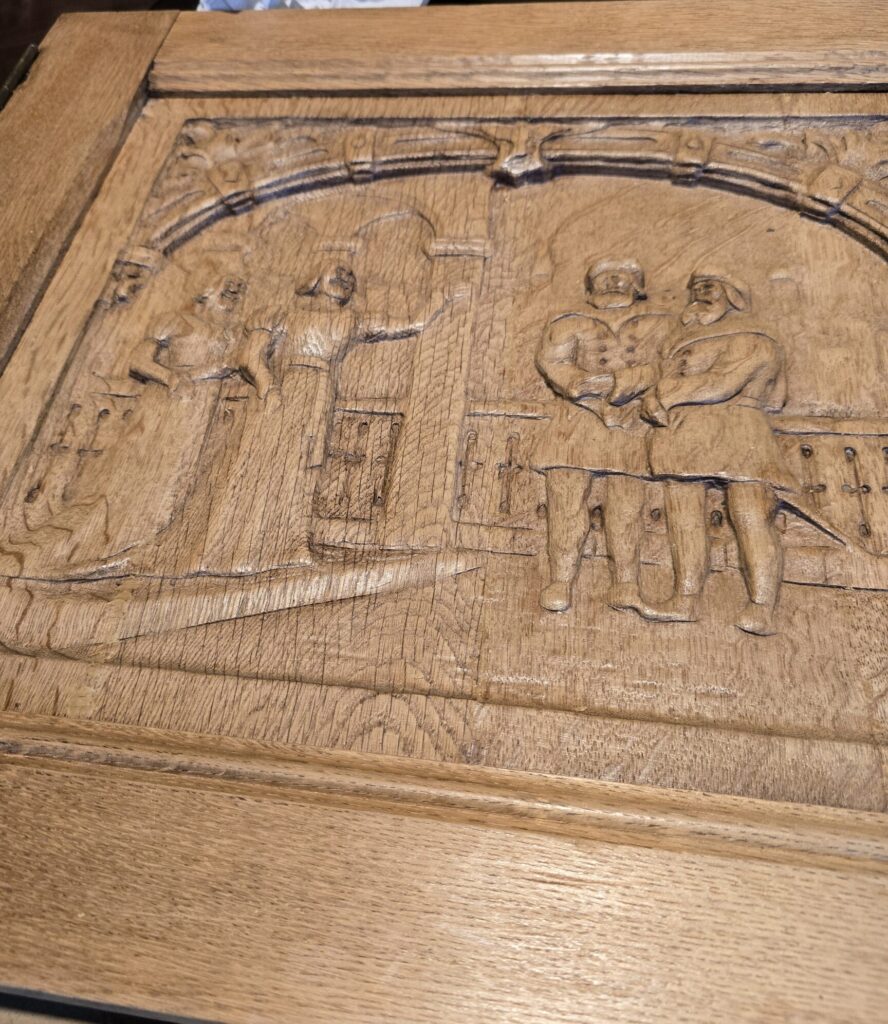 Nach der Polierarbeit und Entfernung aller Wachsreste fast wie Neu